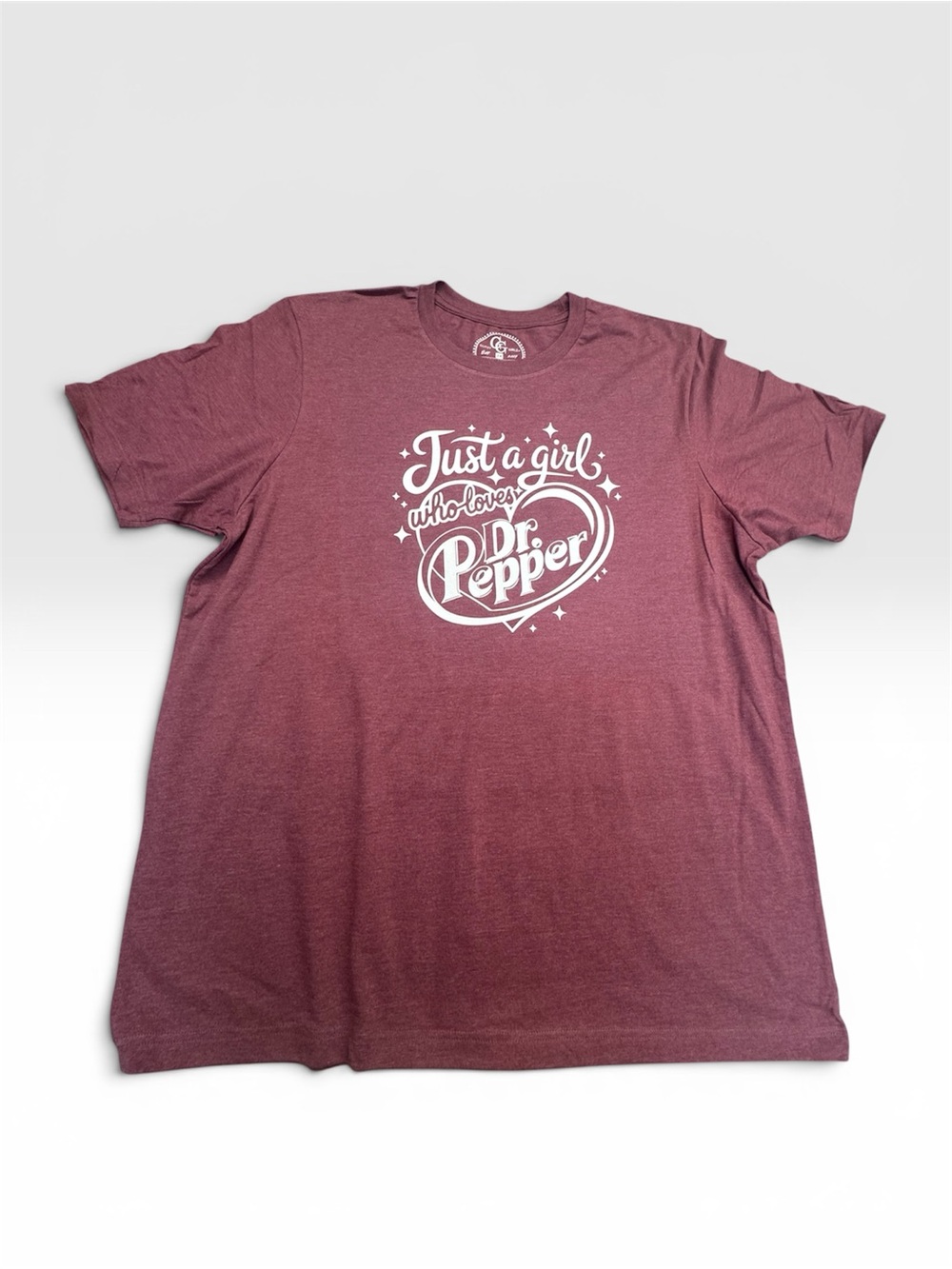 ❤️Dr Pepper Women's Short Sleeve Tee - 'Just a girl who loves Dr Pepper